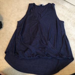 Blue wrap tank